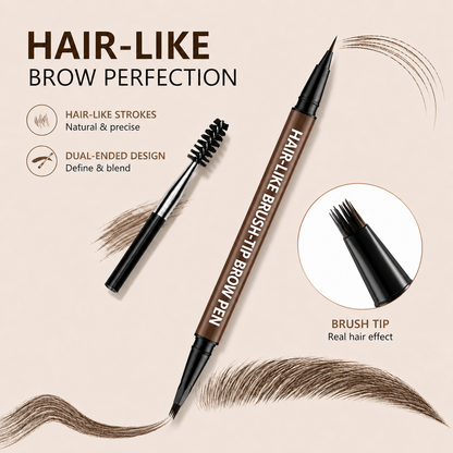 Hair-Like Brow Pen – Smudge-Proof, Long-Lasting Natural Eyebrow Pencil